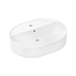 hansgrohe Xuniva U Wash bowl 600/450 with tap hole and overflow, SmartClean | Lavabos | Hansgrohe