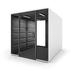 HushFree.Access.L | Dark grey | Box de bureau | Hushoffice