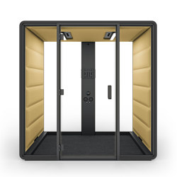 HushFree.Access.M | Yellow | Box de bureau | Hushoffice