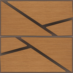 Outdoor Deta Panel Compact Teak | Panneaux de bois | Mikodam