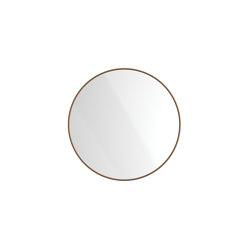 Radius | PVD Bronze Wall Mount Mirror / Circular