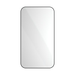 Radius | PVD Black Wall Mount Mirror / Rectangular