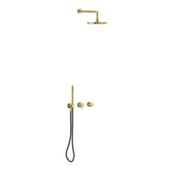 PVD Bronze Concealed Shower | Shower controls | The Splash Lab