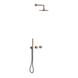 Concealed Shower PVD Bronze | Rubinetteria doccia | The Splash Lab