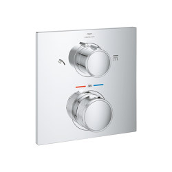 Allure Thermostat for concealed installation with 2-way diverter head shower/hand shower | Grifería para duchas | GROHE