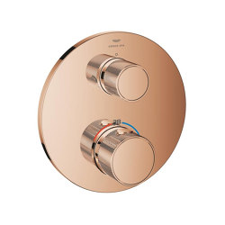 Atrio Private Collection Thermostatic shower mixer for 2 outlets with integrated shut off/diverter valve with knob | Duscharmaturen | GROHE