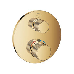 Atrio Private Collection Thermostatic shower mixer for 2 outlets with integrated shut off/diverter valve with knob | Duscharmaturen | GROHE