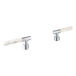 Atrio Private Collection Sticks made from White Attica Caesarstone material | Bathroom taps | GROHE