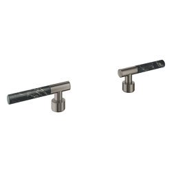 Atrio Private Collection Sticks made from Vanilla Noir Caesarstone material | Bathroom taps accessories | GROHE