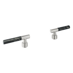 Atrio Private Collection Sticks made from Vanilla Noir Caesarstone material | Bathroom taps accessories | GROHE