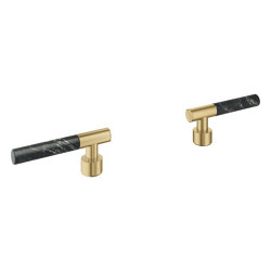 Atrio Private Collection Sticks made from Vanilla Noir Caesarstone material | Bathroom taps accessories | GROHE