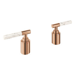 Atrio Private Collection Sticks made from White Attica Caesarstone material | Badarmaturen Zubehör | GROHE