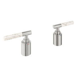 Atrio Private Collection Sticks made from White Attica Caesarstone material | Accessoires robinetterie | GROHE