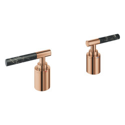 Atrio Private Collection Sticks made from Vanilla Noir Caesarstone material | Bathroom taps accessories | GROHE