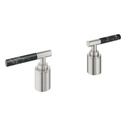 Atrio Private Collection Sticks made from Vanilla Noir Caesarstone material | Bathroom taps accessories | GROHE