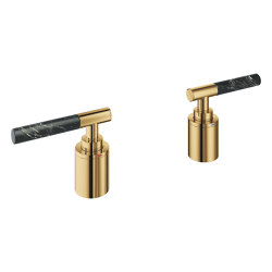 Atrio Private Collection Sticks made from Vanilla Noir Caesarstone material | Bathroom taps accessories | GROHE