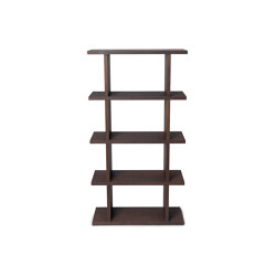 Kona Bookcase 1x4 - Dark Stained | Shelving | ferm LIVING