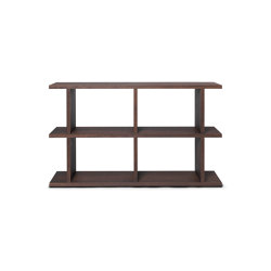 Kona Bookcase 2x2 - Dark Stained | Estantería | ferm LIVING