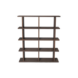 Kona Bookcase 2x4 - Dark Stained