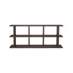 Kona Bookcase 3x2 - Dark Stained | Shelving | ferm LIVING