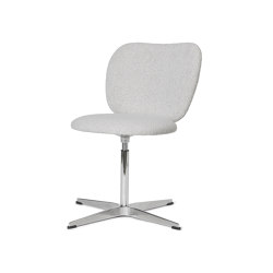 Rico Chair Swivel Soft Bouclé - Off-white/Sand | Stühle | ferm LIVING