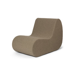 Rouli Center Module Pure Bouclé - Sand | Poltrone | ferm LIVING