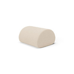 Rouli Pouf Pure Bouclé - Off-white | Poufs / Polsterhocker | ferm LIVING