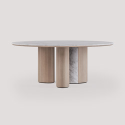 A - Line Dining Table Round | Mesas comedor | Mohdern