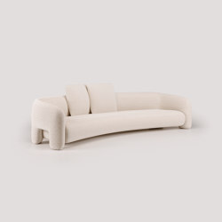 Bold Sofa Curved Open Arms | Divani | Mohdern