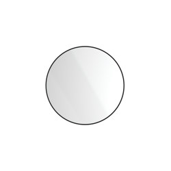 Radius | PVD Black Wall Mount Mirror / Circular | Bath mirrors | The Splash Lab