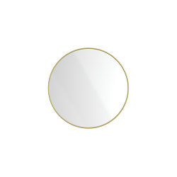 Radius | PVD Brass Wall Mount Mirror / Circular | Bath mirrors | The Splash Lab