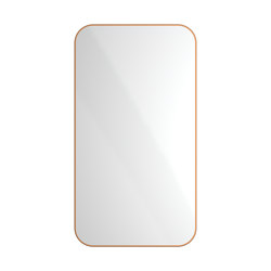 Radius | PVD Copper Wall Mount Mirror / Rectangular | Bath mirrors | The Splash Lab