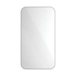 Radius | Satin Wall Mount Mirror / Rectangular | Bath mirrors | The Splash Lab