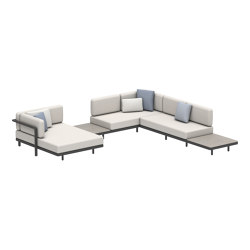 Alura Lounge set 17 | Sofas | Royal Botania