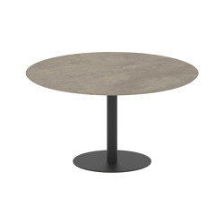 Butler round table 120 low dining ceramic top | Tavoli pranzo | Royal Botania