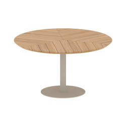 Butler runder Tisch 120 low dining teakholz Tischplatte | Esstische | Royal Botania