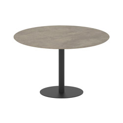 Butler table ronde 120 standard dining plateau en céramique | Tables de repas | Royal Botania