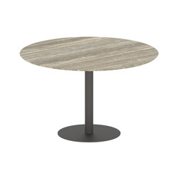 Butler table ronde 120 standard dining plateau en céramique | Tables de repas | Royal Botania