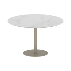 Butler table ronde 120 standard dining plateau en céramique | Tables de repas | Royal Botania