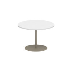 Butler table basse 40cm ronde coated stainless steel & ceramique | Tables d'appoint | Royal Botania