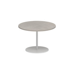 Butler table basse 40cm ronde coated stainless steel & ceramique | Tables d'appoint | Royal Botania