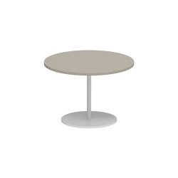 Butler table basse 40cm ronde coated stainless steel & ceramique | Tables d'appoint | Royal Botania