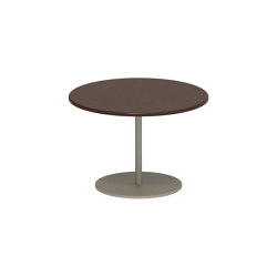 Butler table basse 40cm rond coated stainless steel & lava stone | Tables d'appoint | Royal Botania