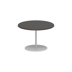 Butler table basse 40cm rond coated stainless steel & lava stone | Tables d'appoint | Royal Botania