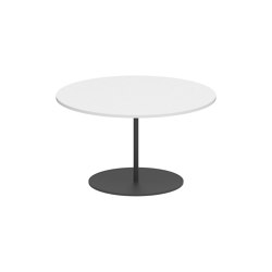 Butler table basse 60cm rond coated stainless steel & ceramique | Tables d'appoint | Royal Botania