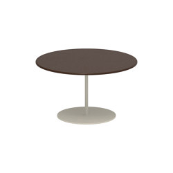 Butler Beistelltisch 60cm round coated stainless steel & lava stone Tischplatte | Beistelltische | Royal Botania