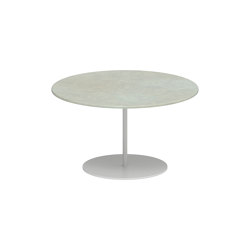 Butler Beistelltisch 60cm round coated stainless steel & lava stone Tischplatte | Beistelltische | Royal Botania