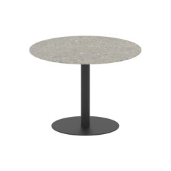 Butler table ronde 90 low dining plateau en céramique | Tables de repas | Royal Botania