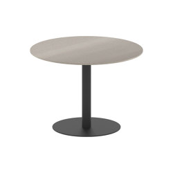 Butler table ronde 90 low dining plateau en céramique | Tables de repas | Royal Botania