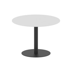 Butler table ronde 90 low dining plateau en céramique | Tables de repas | Royal Botania